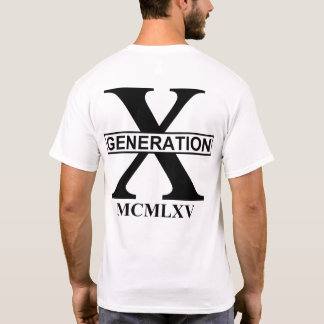 T-SHIRT GÉNÉRATION X - MCMLXV (1965)