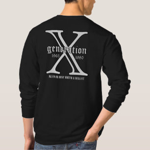 T-shirt Génération X Personnaliser Année