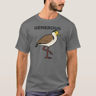 T-shirt Généreux pLover IYKYK Pluvier à ailes blanches Plu