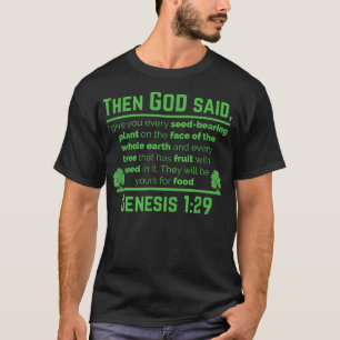 T-shirt Genèse 129 Régime Plante Vegan végétarien Anim