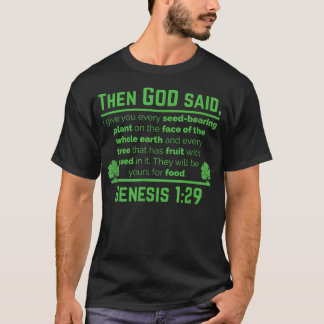 T-shirt Genèse 129 Régime Plante Vegan végétarien Anim