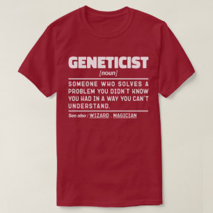 T-shirt Génétique Noun Génétique Appréciation de l'amoureu