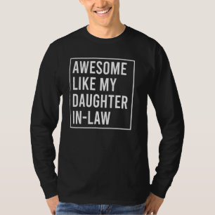 T-shirt Génial comme ma belle-fille Hommes Pères 3