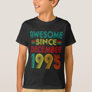 T-shirt Génial depuis décembre 1995 ans 30e anniversaire d
