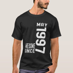 T-shirt Génial depuis mai 1997, Né en mai 1997 Anniversair