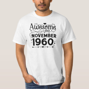 T-shirt génial depuis novembre 1960
