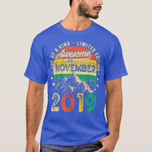 T-shirt Génial depuis novembre 2019 3e anniversaire 3 ans 