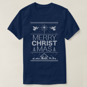 T-shirt Génial Joyeux Chandail de Noël Religieux Christian