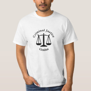 T-shirt Génie de justice pénale