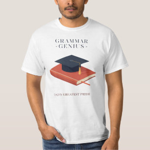 T-shirt Génie de la grammaire – la plus grande fierté de p