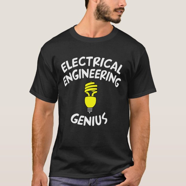 T-shirt Génie électrique (Devant)