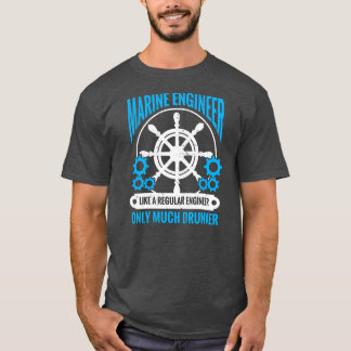 T-shirt Génie maritime Marine