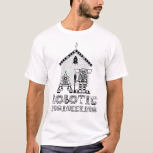 T-shirt Génie robotique amusant