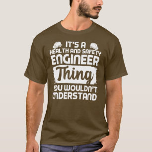 T-shirt Génie Santé Et Sécurité Vêtements Grand