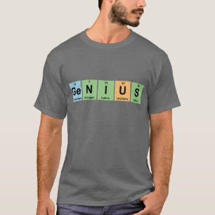 T-shirt Génie - Tableau périodique des produits d'élém