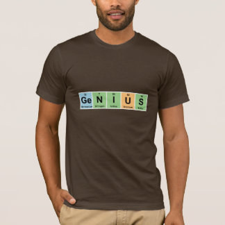 T-shirt Génie - Tableau périodique des produits d'éléments