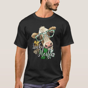 T-shirt Génisse chanceuse Filles du Sud Vache drôle St Pat