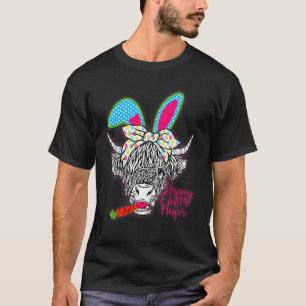 T-shirt Génisse de Pâques heureuse Génisse de vache des Hi