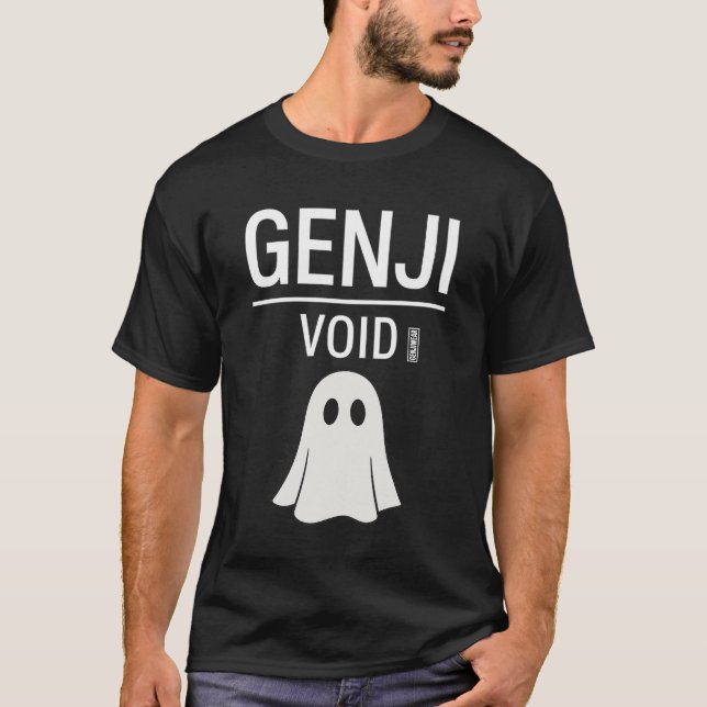 T-shirt GENJI VOID Ghost Tee - Minimalist Surreal Streetwe (Devant)