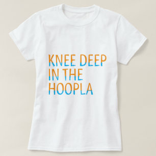 T-shirt Genou profondément dans la typographie de citatio