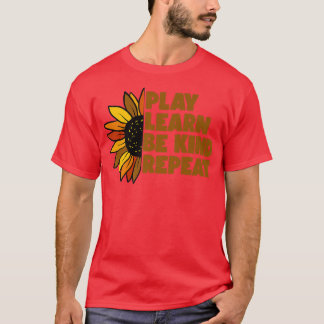 T-shirt Genre Jouer Apprendre Être Genre Répéter Jour de l