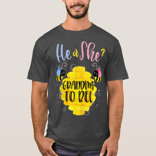 T-shirt Genre Revela What Will It Beirt He or She Gra