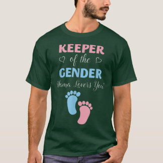 T-shirt Genre Révélateur Gardien Du Genre La Mama Vous Aim