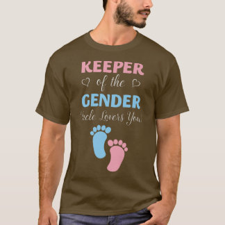 T-shirt Genre Révélateur Gardien Du Genre Oncle Vous Aime