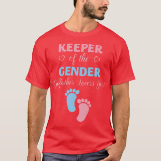 T-shirt Genre Révélateur Gardien Du Genre Parrain Aime