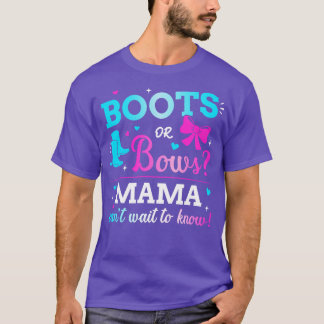 T-shirt Genre révéler bottes ou arcs maman correspondant b