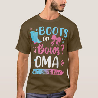 T-shirt Genre révéler bottes ou arcs Oma correspondant piè