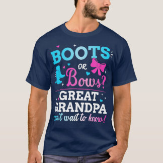 T-shirt Genre révéler des bottes ou des arcs arrière grand