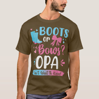 T-shirt Genre révéler des bottes ou des arcs Opa appariant