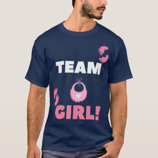 T-shirt Genre révéler équipe de fête fille 12