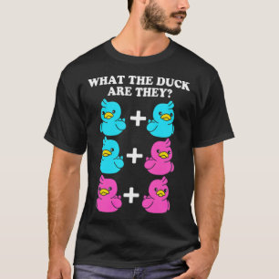 T-shirt Genre Révéler jumeaux Ce que le canard sont-ils fo
