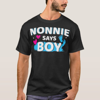 T-shirt Genre révéler nonnie dit garçon jumelle bébé famil