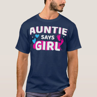 T-shirt Genre révéler tante dit fille apparier la famille 
