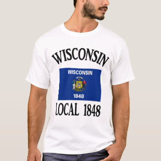 T-shirt Gens du pays 1848 du Wisconsin