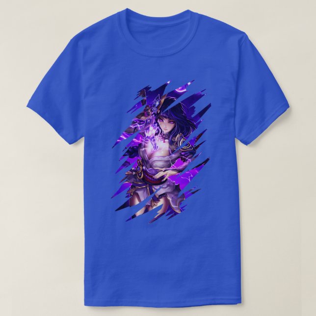 T-shirt Genshin Impact Raiden Shogun (Design devant)