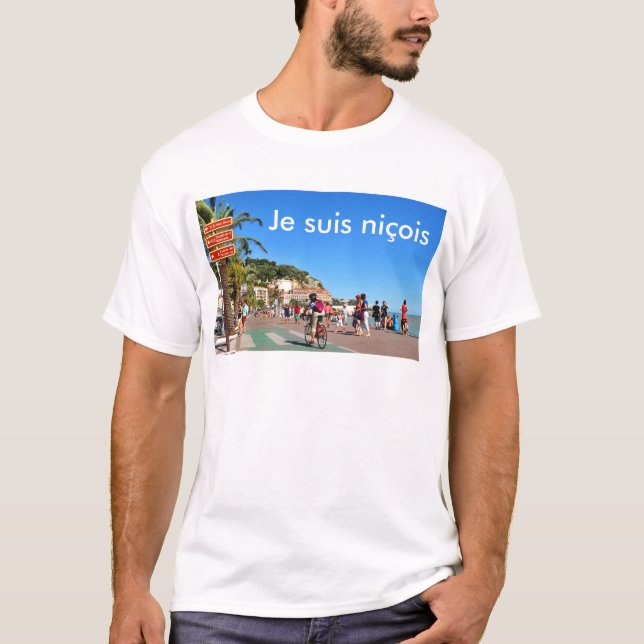 T-shirt Gentil. La Côte d'Azur (Devant)