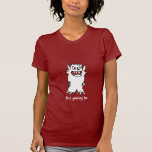 T-shirt Gentil vous rongeant - monstres de bande dessinée