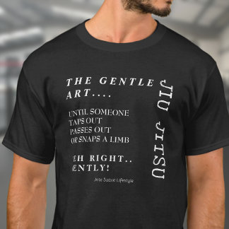 T-shirt Gentle Art Jiu Jitsu Arte Suave Lifestyle BJJ