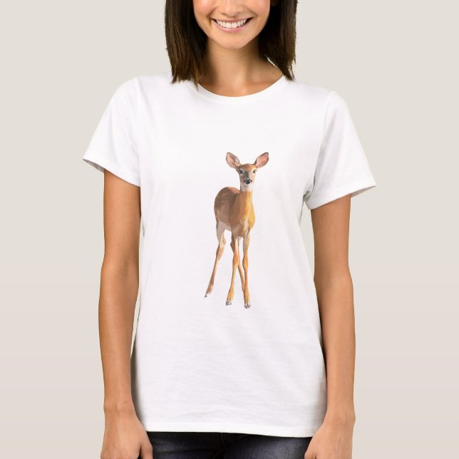T-shirt Gentle Fawn Silhouette (Devant)