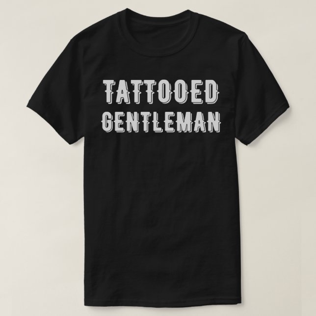 T-shirt Gentleman tatoué (Design devant)