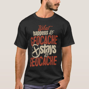 T-shirt Geocache Boys Homme Cache Caching et Femmes Geocac