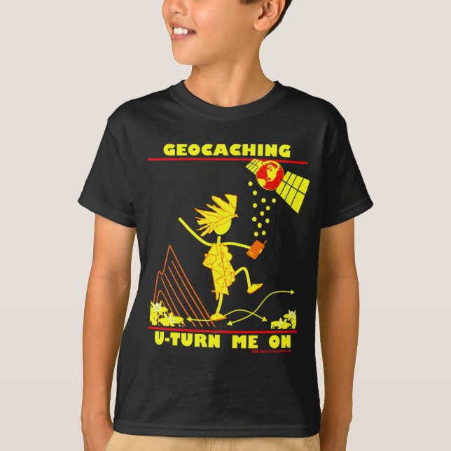 T-shirt Geocache U m'allument (Devant)