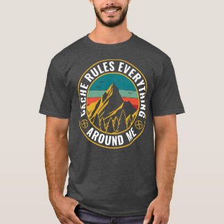 T-shirt Geocaching Cache Règles Tout Autour De Moi Geocac