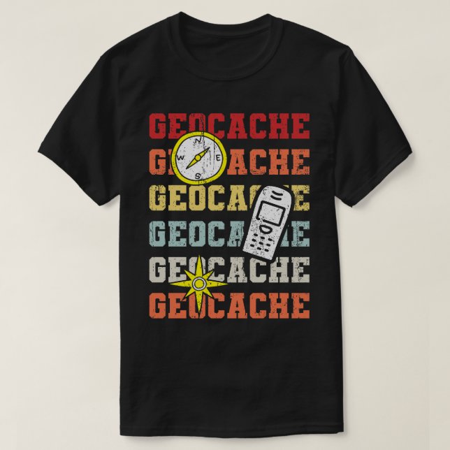 T-shirt Géocaching Disant (1) (Design devant)