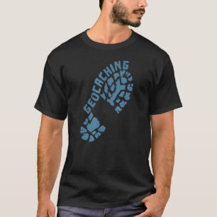 T-shirt Géocaching Empreinte Chaussure