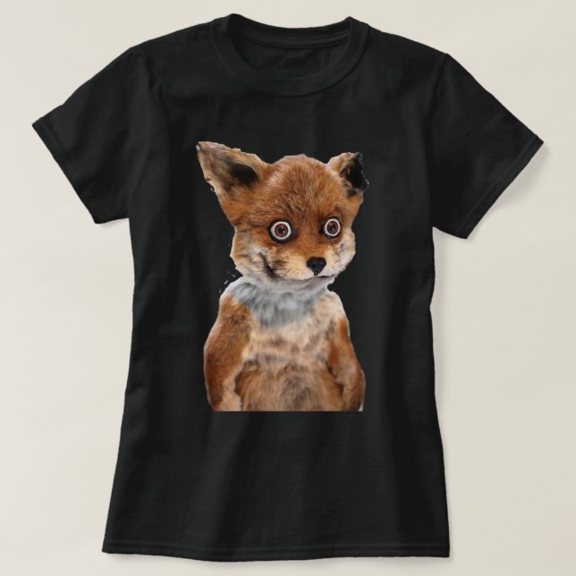 T-shirt GEOFF STONED FOX TAXIDERMY MEME ADELE MORSE | perf (Design devant)